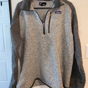 Gray Patagonia Pullover Jacket